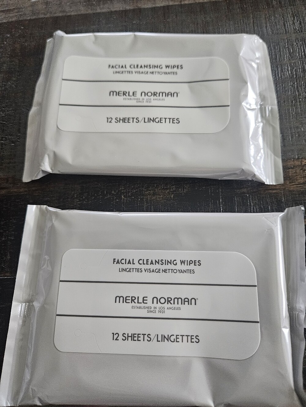 Merle Norman White Facial Cleansing Wipes Pack of 12